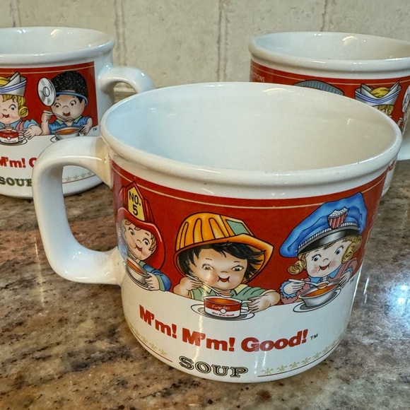Campbell Soup Company Vintage Soup Bowls/Cups Lot of 3 - Picture 2 of 8